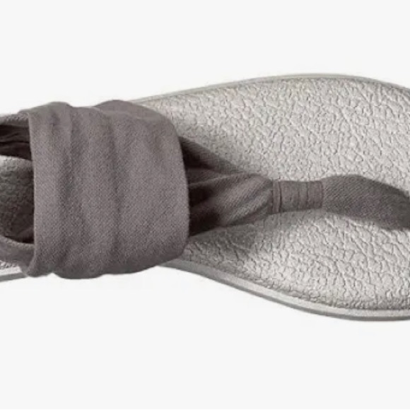 Sanuk Yoga Sling 2 Metallic LX New Silver Gray Women Sandal sz 7 or 9 available - Picture 8 of 10